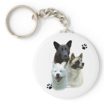 Akita Trio - Keychain