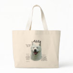 Akita (wht) History Design Canvas Bag
