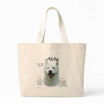 Akita (wht) History Design Canvas Bag