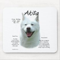 Akita (wht) History Design