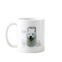 Akita (wht) History Design mugs
