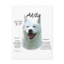 Akita (wht) History Design