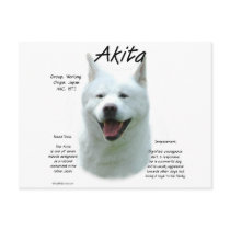 Akita (wht) History Design