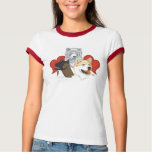 Akitas and Bear head portraits t-shirts