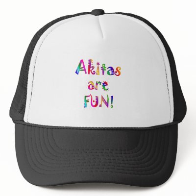 Akitas are Fun Hat by TLArnold4