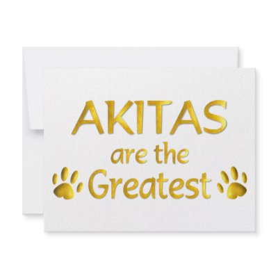 Akitas are Great Personalized Invites by TLArnold4