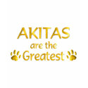 Akitas are Great t-shirts