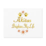 Akitas Brighten My Life Post Card