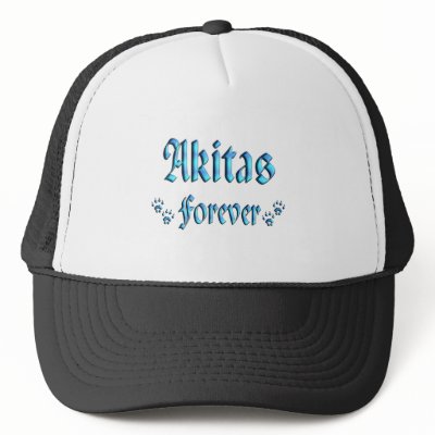 Akitas Forever Trucker Hat by TLArnold4