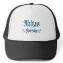 Akitas Forever hats