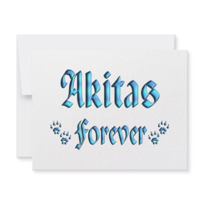 Akitas Forever Invite by TLArnold4