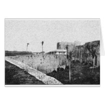 Akka - moat, ca. 1900 card