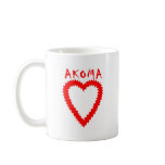 Akoma (heart) mugs