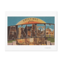 Akron, OhioLarge Letter ScenesAkron, OH Post Card