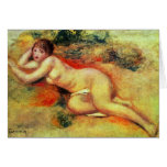 Akt By Pierre-Auguste Renoir (Best Quality) Greeting Cards