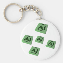Al Aluminium Keychain
