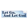 Al-anon - Let Go And Let God Bumper Sticker
