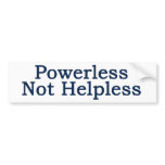 Al-anon - Powerless, Not Helpless Bumper Stickers