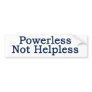 Al-anon - Powerless, Not Helpless Bumper Stickers