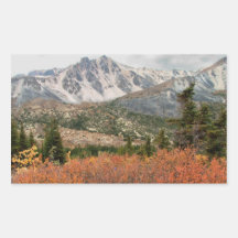 AL Autumn Layers Rectangular Sticker