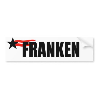 AL FRANKEN BUMPER STICKERS by Politicaltshirts