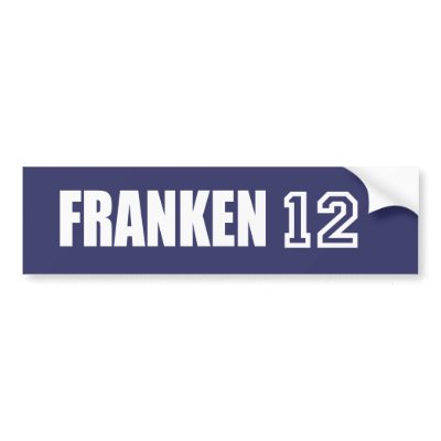 AL FRANKEN Election Gear Bumper Sticker by ElectionGear