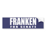 AL FRANKEN Election Gear Bumper Sticker