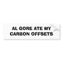 AL GORE ATE MY CARBON OFFSETS