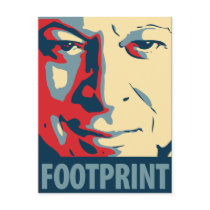 Al Gore - Footprint: OHP Postcard