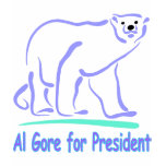 Al Gore for President t-shirts
