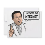 Al Gore, I invented the Internet invitations