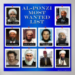 AL-PONZI MOST WANTED LIST "BLUE" PRINT