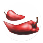 Al Rojo Vivo Round Stickers