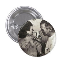 Al Shieferly tattoos Rose Pinback Buttons