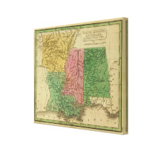 Ala, Miss, La, Ark Canvas Print