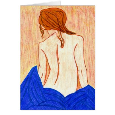 ALa Nude Greeting Card by MedinaA42