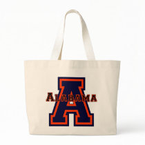 Alabama 'A' Blue and Orange Tote Bag