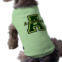 Alabama 'A' Green Pet T-shirt