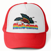 Alabama bauhaus swallowtail cap hat