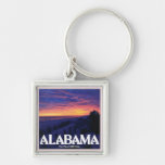 Alabama Dark Sunset Keychain