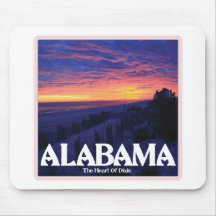 Alabama Dark Sunset Mousepad