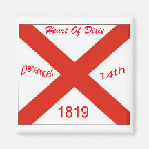 Alabama Flag Magnet