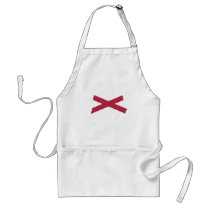 Alabama Flag Map Apron