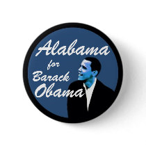 Alabama for Barack Obama Button