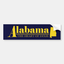 Alabama Gold Bumper Stickers