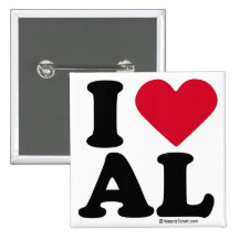 ALABAMA - I LOVE AL - I LOVE ALABAMA PINS