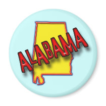ALABAMA REFRIGERATOR MAGNETS