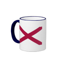 Alabama Map and State Flag Mug