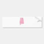 Alabama - Pink Vintage Grunge Bumper Stickers
