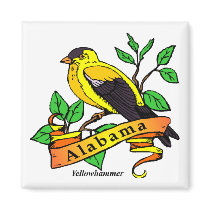 Alabama State Bird Refrigerator Magnets